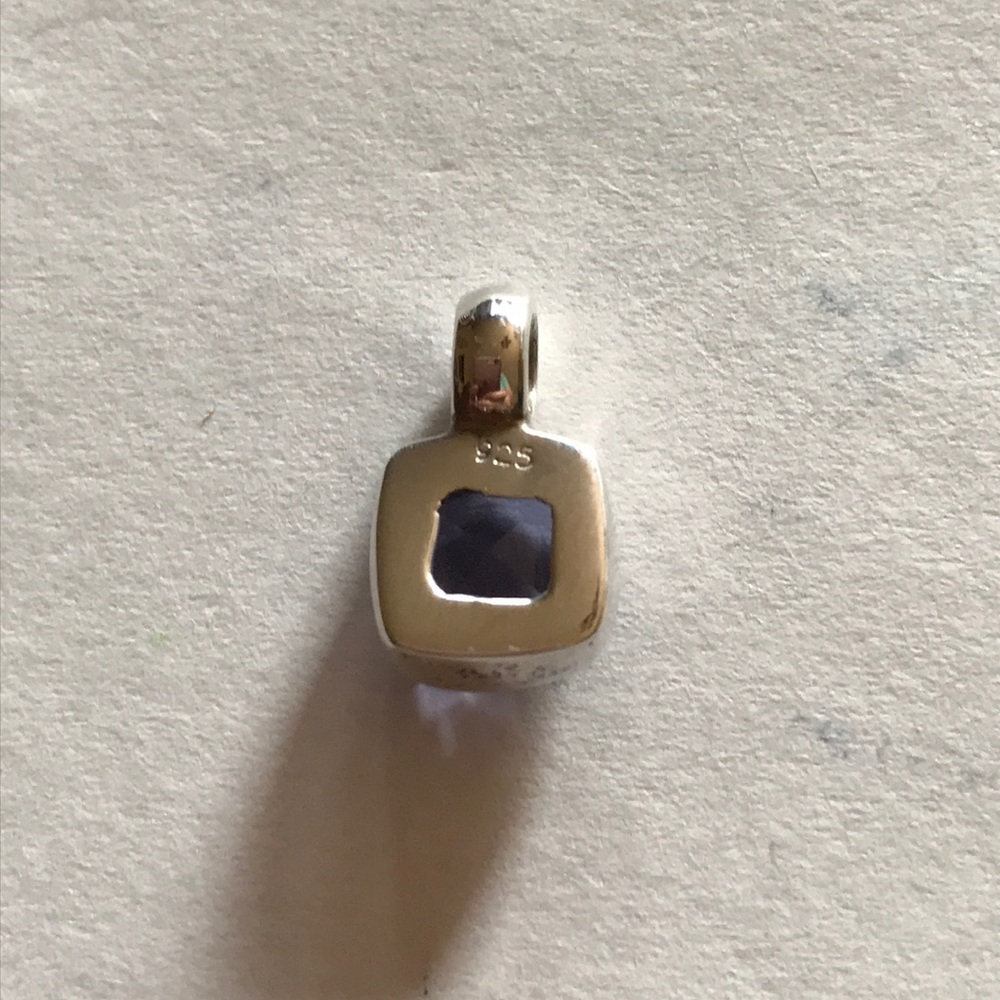 925 SS Crystal Necklace - Picture 2 of 5
